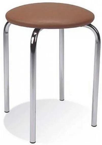 Lacná stolička kovová so sedákom 34 cm Stevo | BIANO