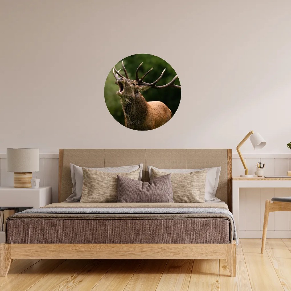 PIPPER. Jeleň 2 - textilná nálepka na stenu Veľkosť: 60 cm