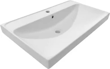 Nábytkové umývadlo SAT Brevis 81x47,5 cm otvor pre batériu uprostred SATBRE8046