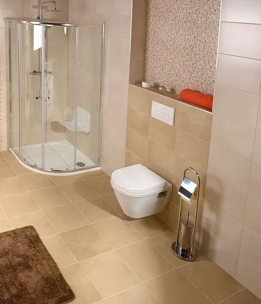 Aqualine Aqualine, SAMBA stojan s WC kefou a držiakom toaletného papiera, chróm, SB131
