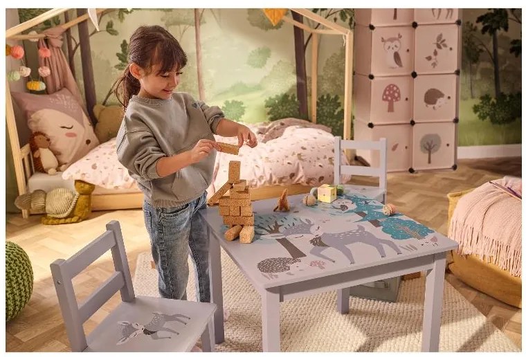 Livarno®  Detský stôl s 2 stoličkami  (100394108)