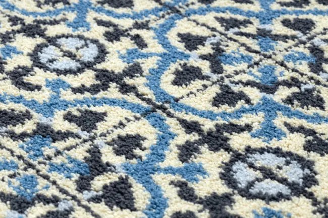 Kúpeľňový koberček CERAMIC Lisabonská dlažba, protišmykový, mäkký - sivý