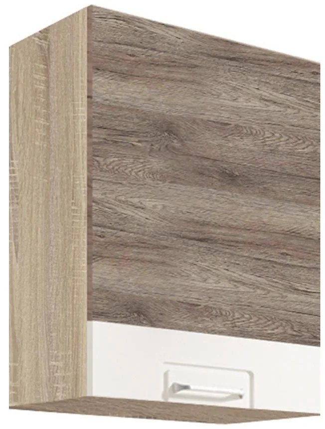 Skrinka do kuchyne Econo 33G Sonoma/Biely/San Remo