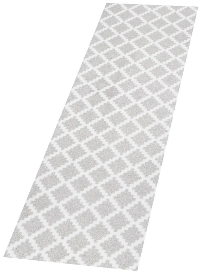Svetlosivý behúň Zala Living Elegance, 50 × 150 cm