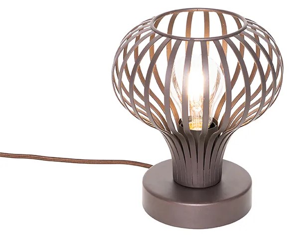 Moderná stolná lampa hnedá - Sapphira