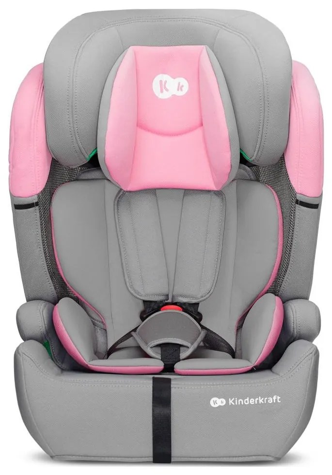 KINDERKRAFT - Autosedačka COMFORT UP i-Size (76-150 cm) šedá/ružová
