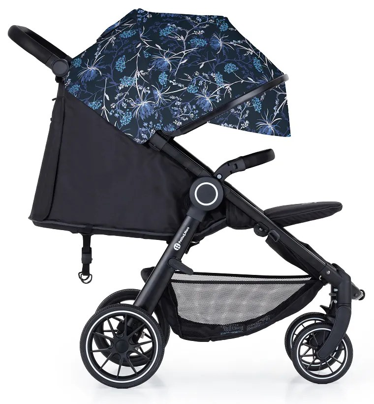 PETITE&MARS kočík Street+ RWS black + strieška limited 100 stylish beauty