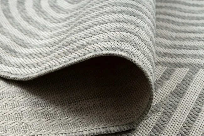 Koberec ORGANIC 2131 geometrický, krémový / sivý / naturálny