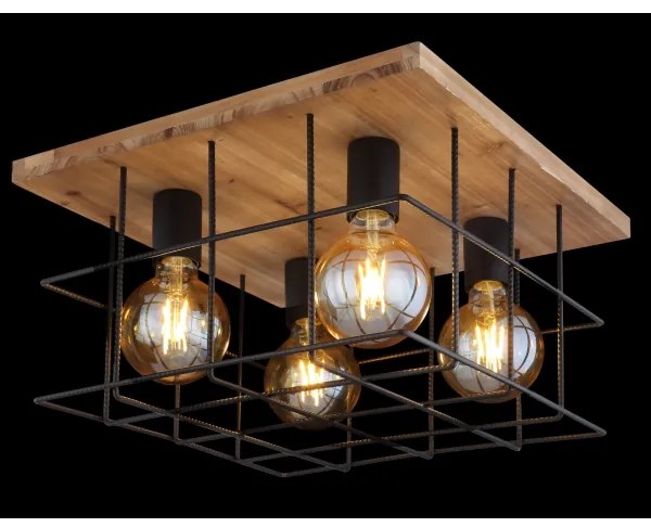 Globo 15530-4D - Stropné svietidlo MERRIL 4xE27/60W/230V