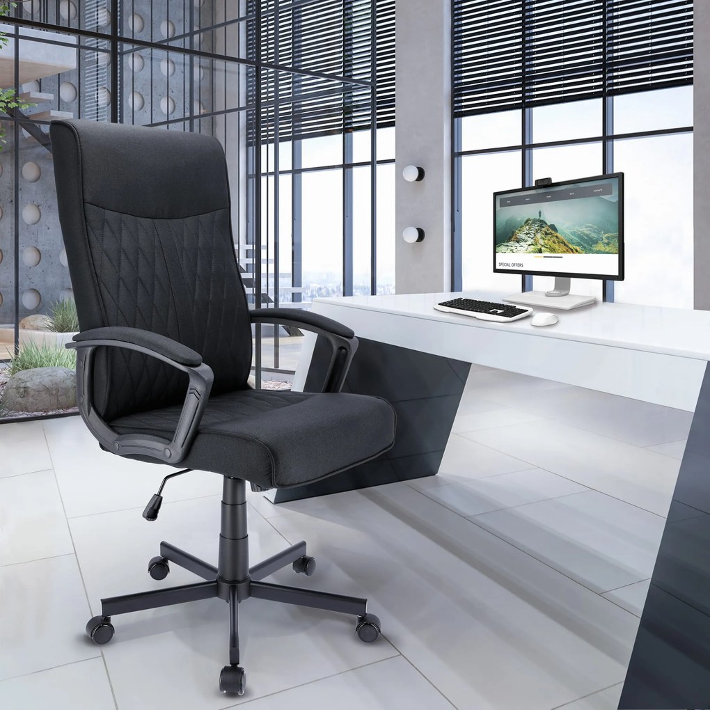 Dekorstudio Kancelárske otočné kreslo COMFORT - čierne