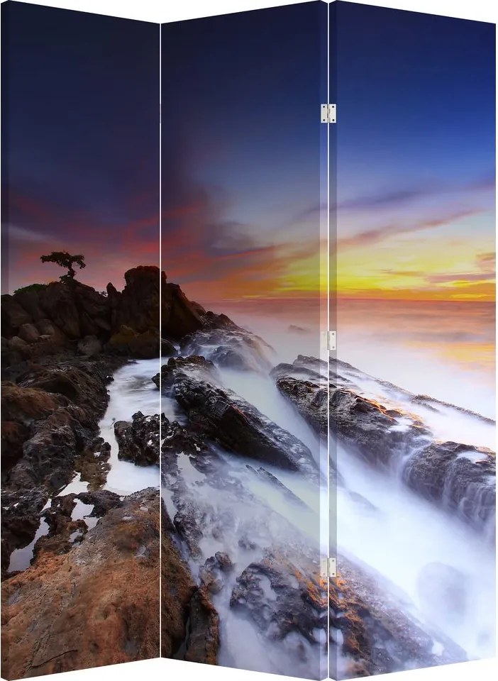 Paraván - Hora v hmle (126x170 cm)