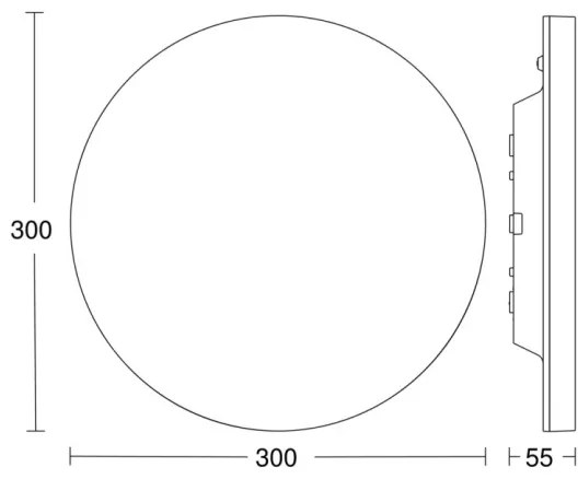 Steinel- LED Stmievateľné svietidlo so senzorom RSPROR10BASIC 8,5W/230V 3000K IP40