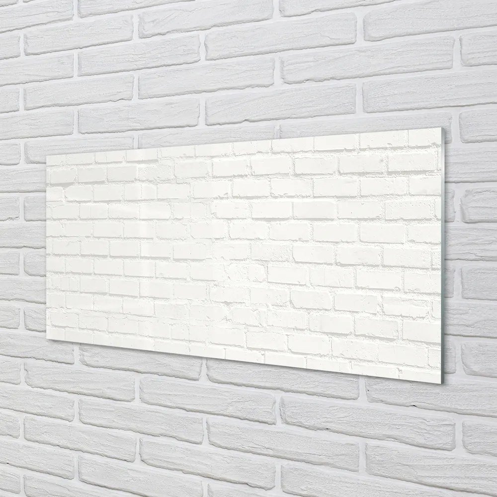 Sklenený obklad do kuchyne Tehlové múry wall 120x60 cm