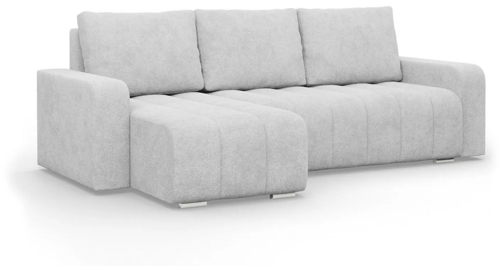 Rohová rozkladacia sedacia súprava Modena I Sivá I