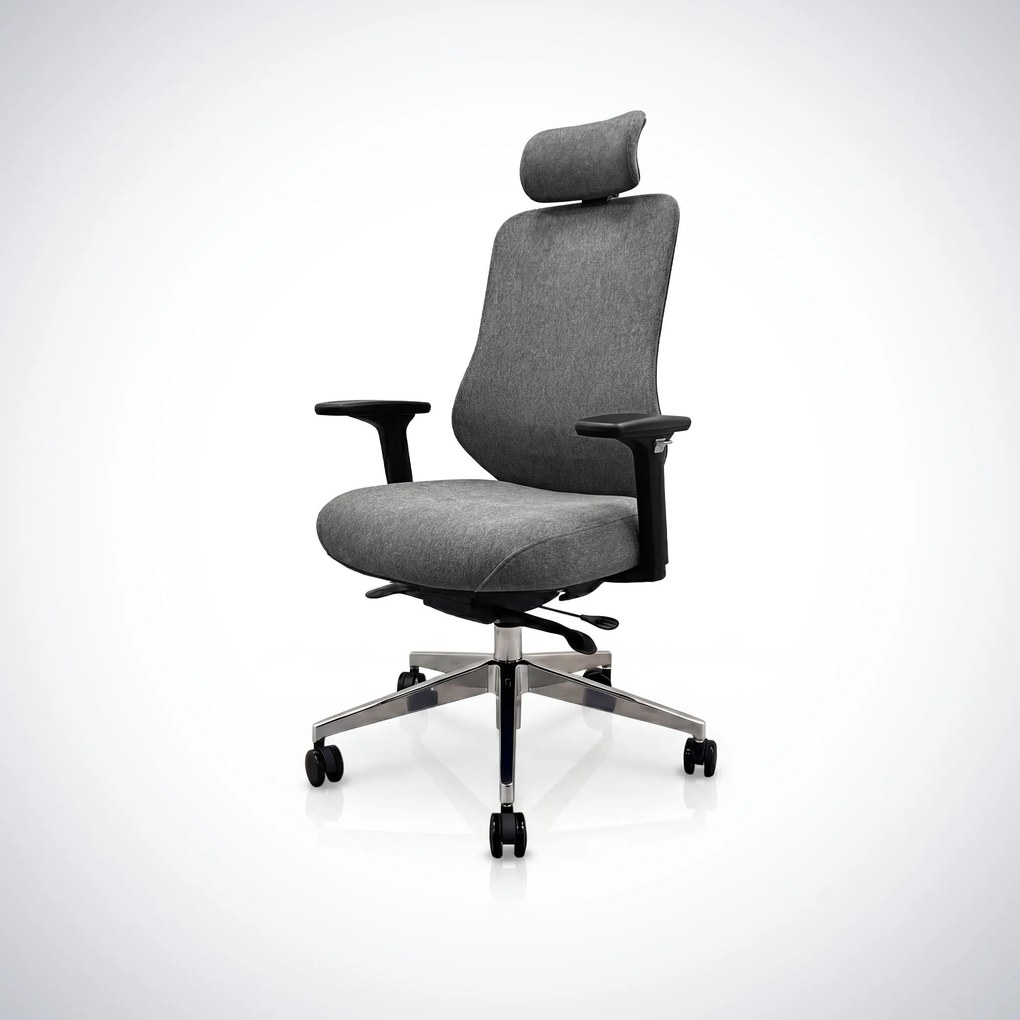 Ergonomická kancelárska stolička tmavosivá AXIS