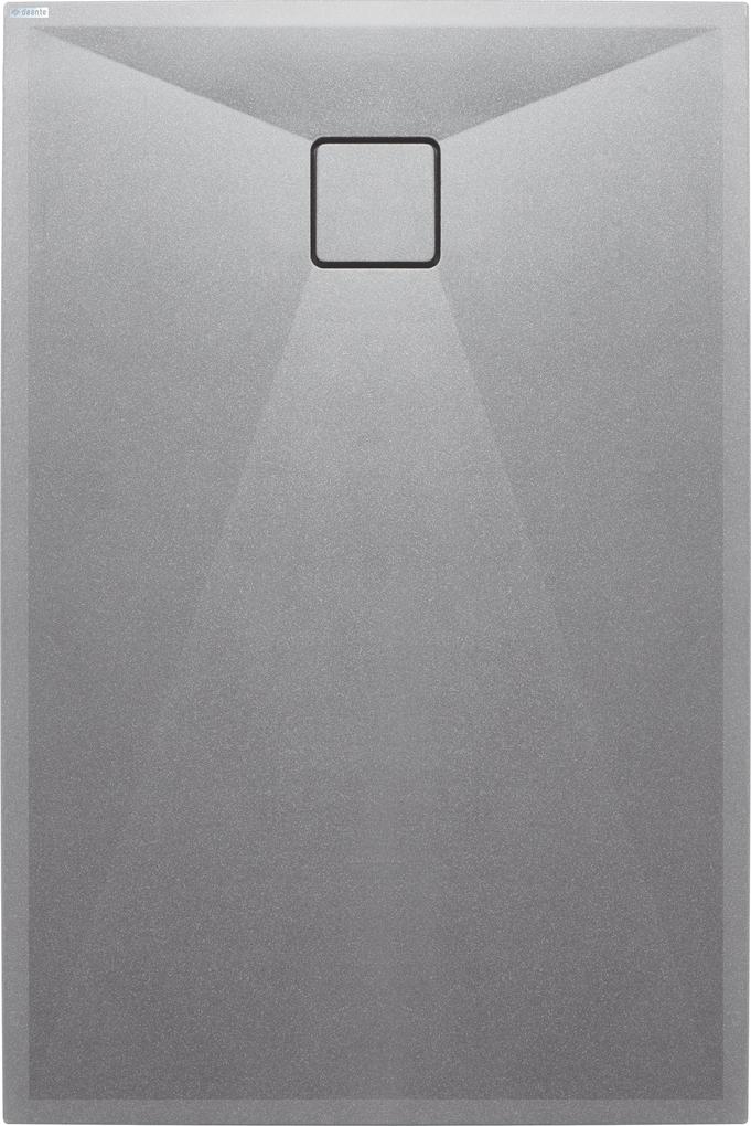 Deante Correo obdĺžniková sprchová vanička 140x80 cm sivá KQRS48B