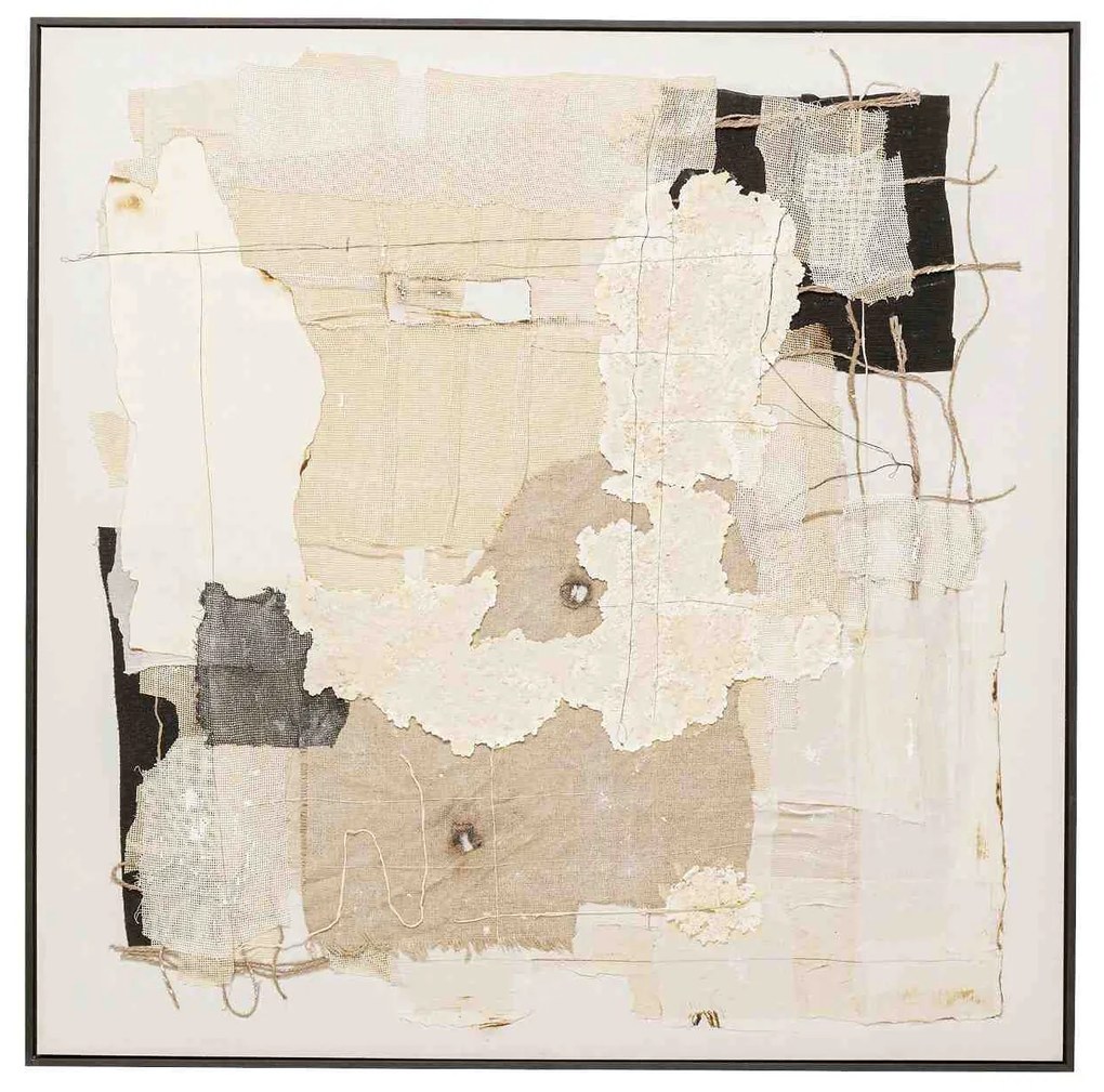 Arty Collage obraz béžový 120x120 cm