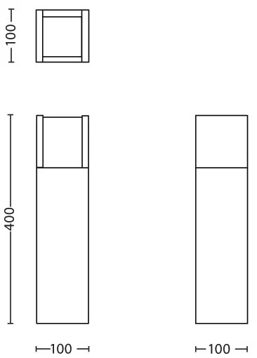 Philips 16462/93/16 - LED Vonkajšia lampa MYGARDEN ARBOUR LED/6W/230V IP44