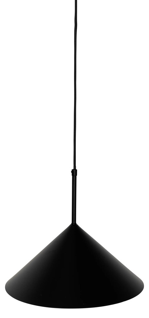 Dizajnové závesné svietidlo čierne - Triangolo