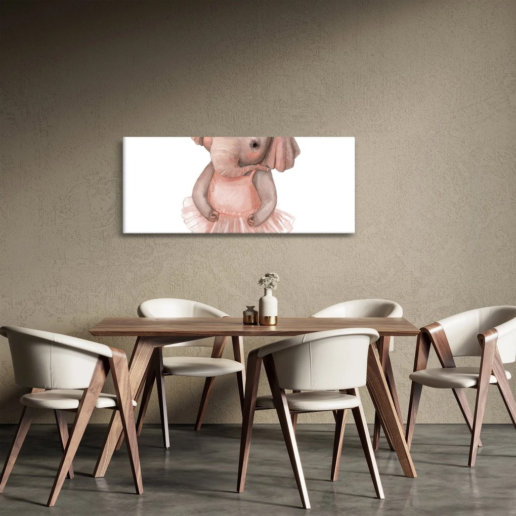 Obraz - Akvarelové zvieratko N⁰5 (120x50 cm)