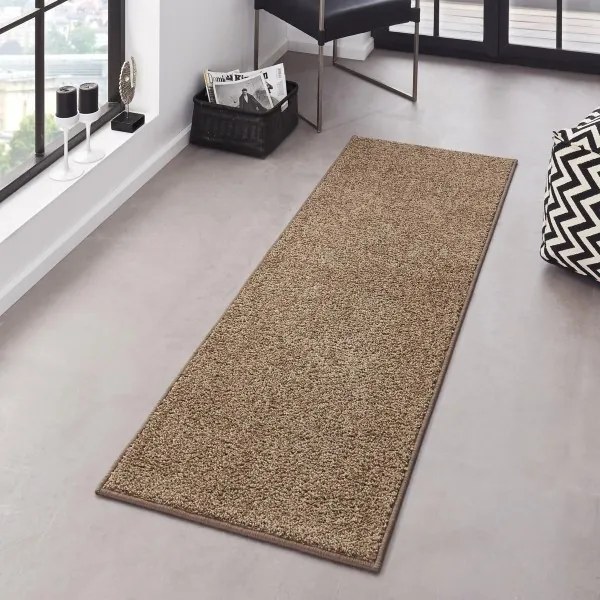 Hanse Home, Kusový koberec Pure 102614 Brown, 160x240, hnedá, kancelária
