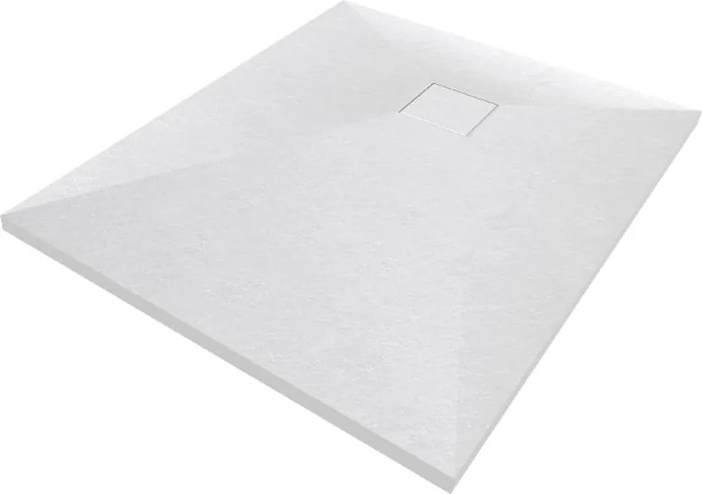 Gamma Erga Oldaf, SMC obdĺžniková sprchová vanička 80 x 90 cm, biela matná, ERG-GMA-OL-8090