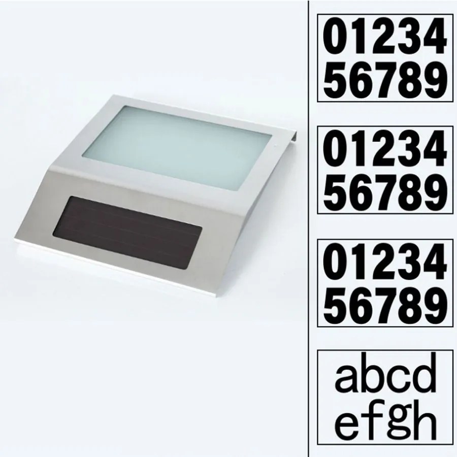 Tutumi Tutumi, Solárna lampa pre označenie domu, P60078, HOM-03613