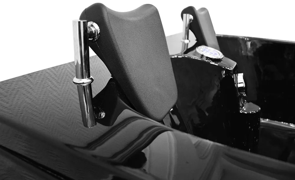 M-SPA - Ľavá kúpeľňová vaňa s hydromasážou TURBO PLUS SPA 180 x 120 x 54 cm (MSPA1631B-TURBO+ -L)