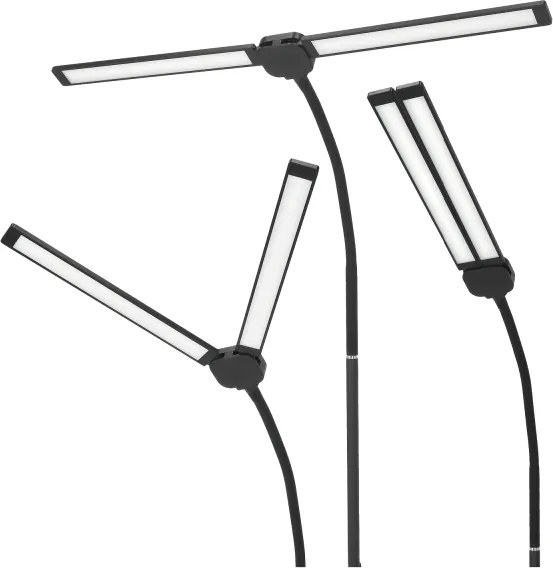 Brilagi - LED Stmievateľná stolná lampa USB VARIO LED/14W/5V 3000-6000K čierna
