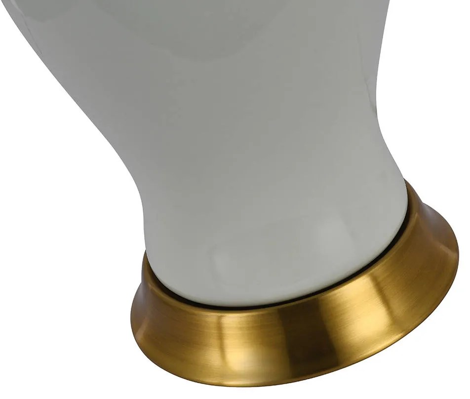 Elegantná stolná lampa Rimini - krémová