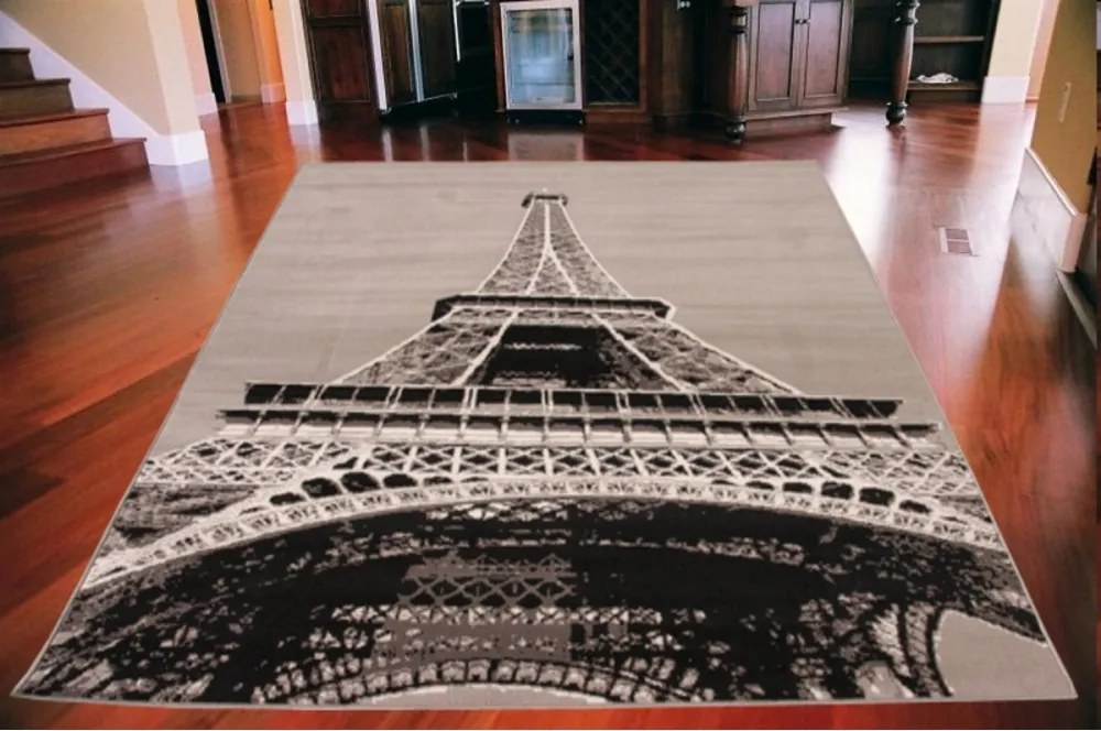 Kusový koberec PP Eiffelovka béžový, Velikosti 120x170cm