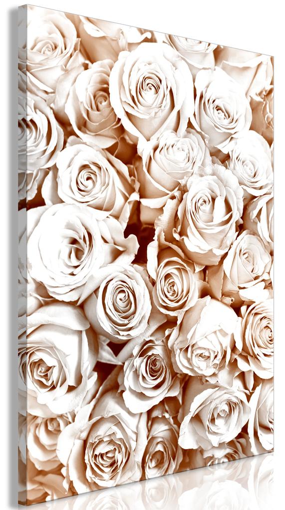 Artgeist Obraz - Rose Garden (1 Part) Vertical Veľkosť: 60x90, Verzia: Na talianskom plátne
