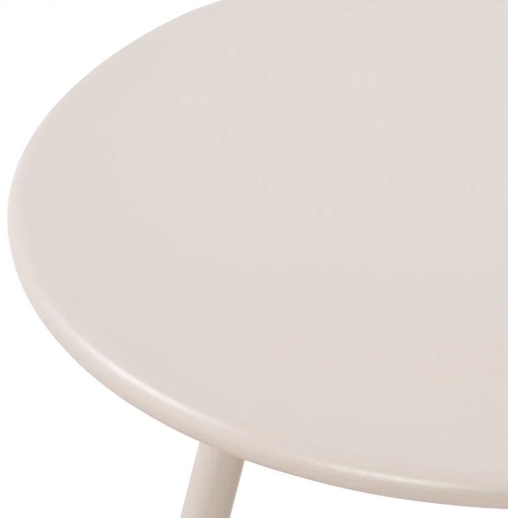 Konferenčný stolík Minot - v45 x Ø60 cm - Svetlo sivá