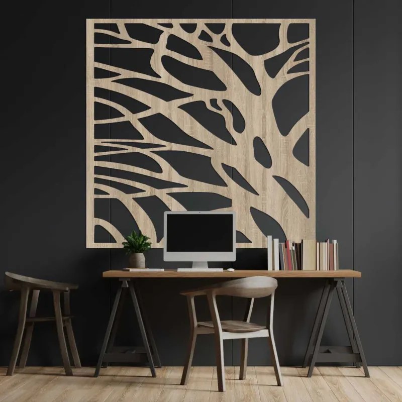 Drevený obraz Strom konáre – moderná nástenná dekorácia z dreva | SENTOP HDF0283