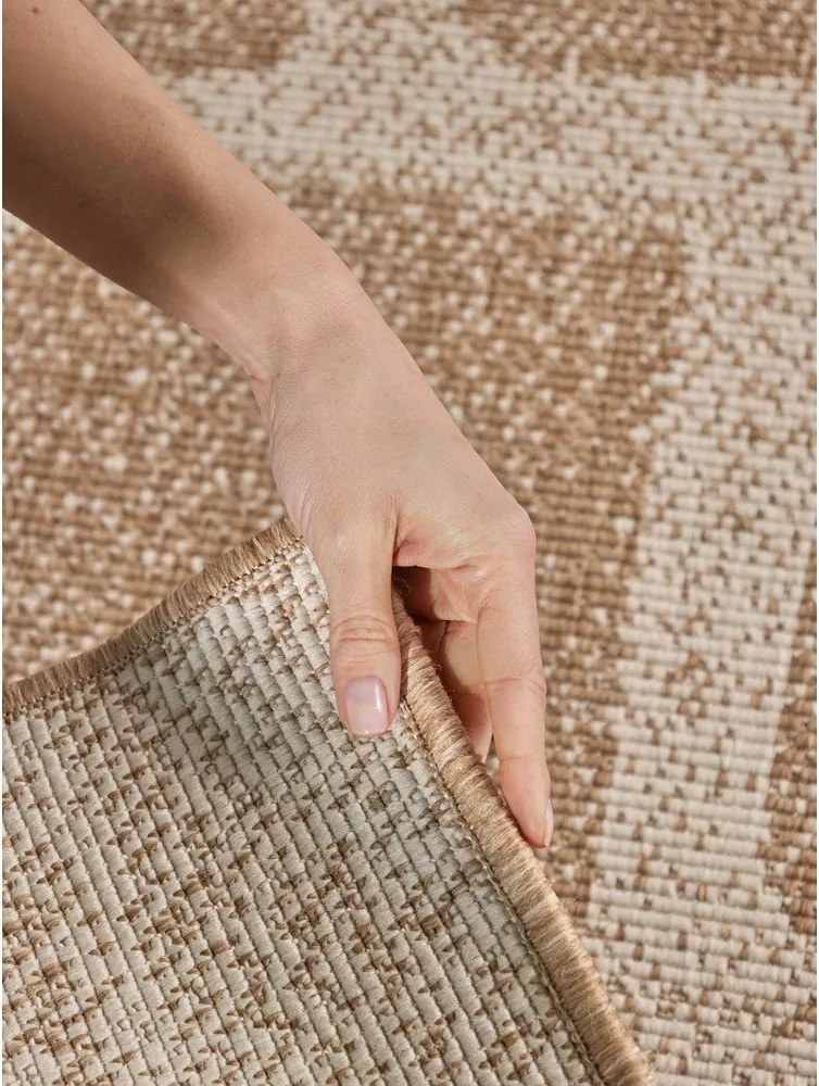 Krémovobiely/v prírodnej farbe vnútorný a vonkajší koberec 120x170 cm Haringey Ruskin – Ted Baker