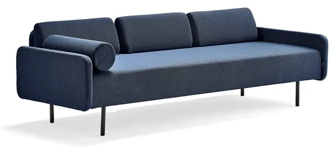 Pohovka TRENDY, 3-miestna, tkanina, námornícka modrá