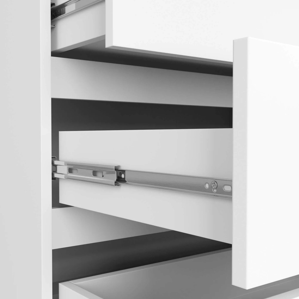 Komoda Inbia K 160 cm biela