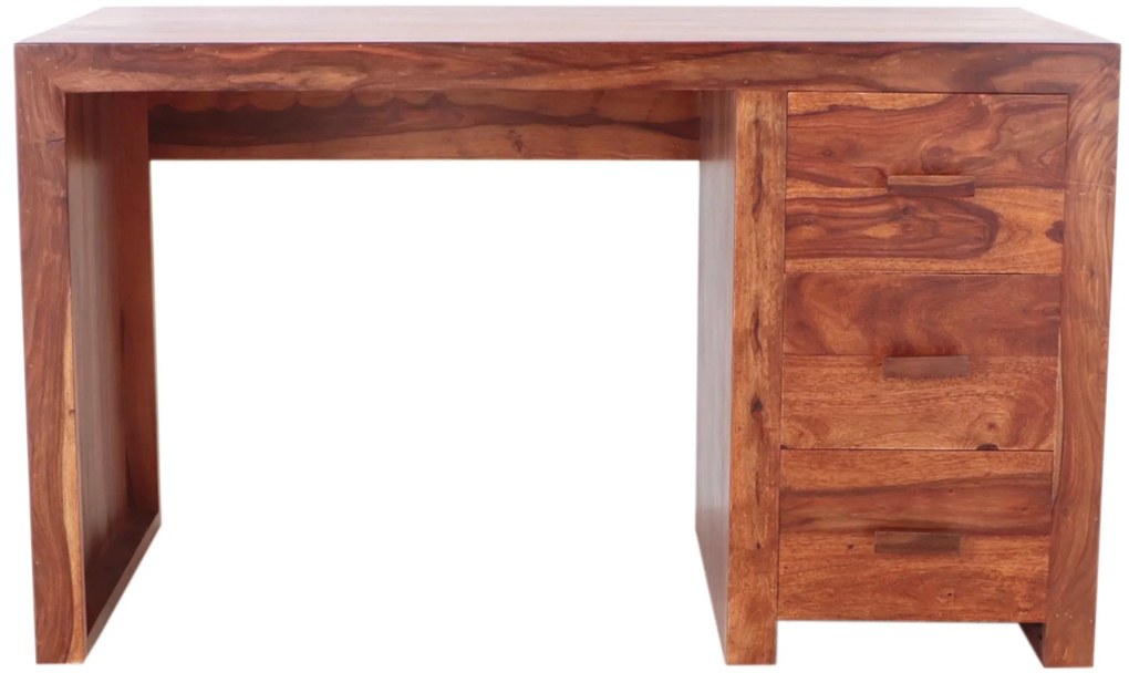 furniture-nabytek.cz - Počítačový stôl masív z dreva palisander 130x76x70