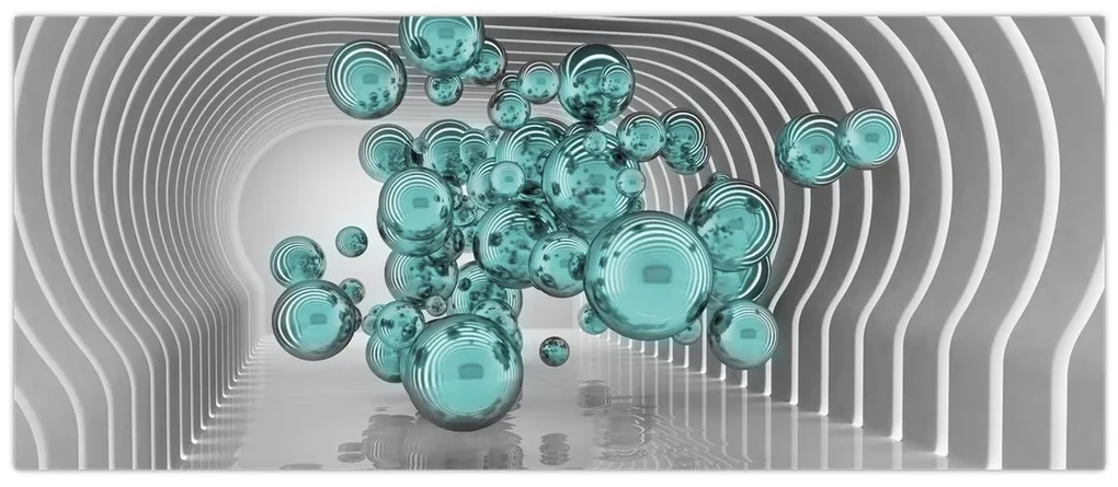 Obraz - Bubliny (120x50 cm)