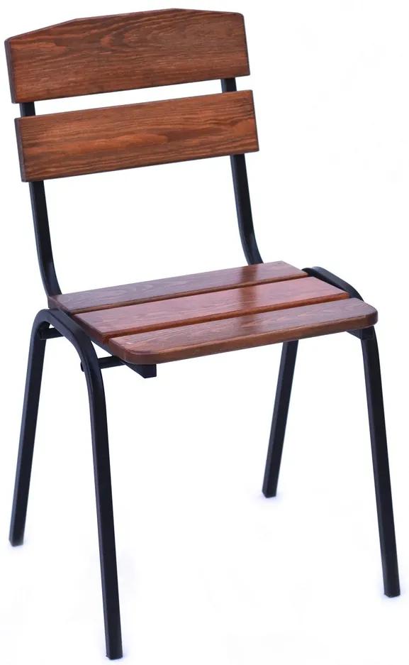 Stohovateľná záhradná stolička WEEKEND z borovicového dreva