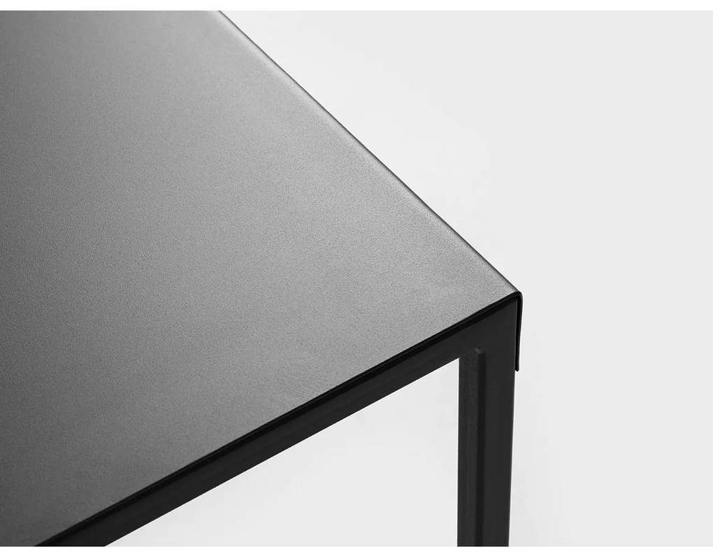 Čierny Konferenčný stolík Obroos 100 × 60 × 45 cm 100 × 60 × 45 cm CUSTOMFORM