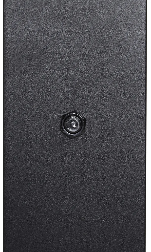 Moderné vonkajšie stĺpikové svietidlo čierne s dymovým sklom 50 cm so súmrakovým senzorom IP44 - Dánsko