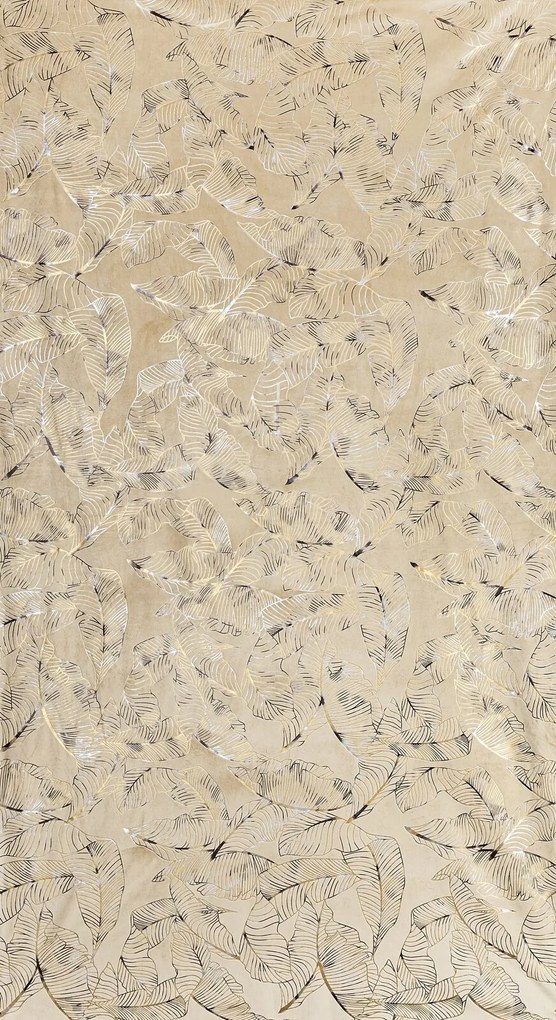 ZATEMŇOVACÍ ZÁVES NA KRÚŽKOCH ODETA 135X250 CM VZOROVANÁ