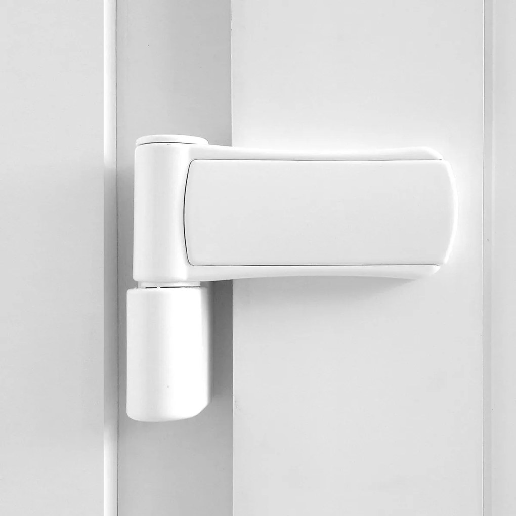 Solid Elements Vchodové dvere Miva, 90 P, rozmer vr. zárubne: 1000 × 2100 mm, plast, pravé, biele, presklené