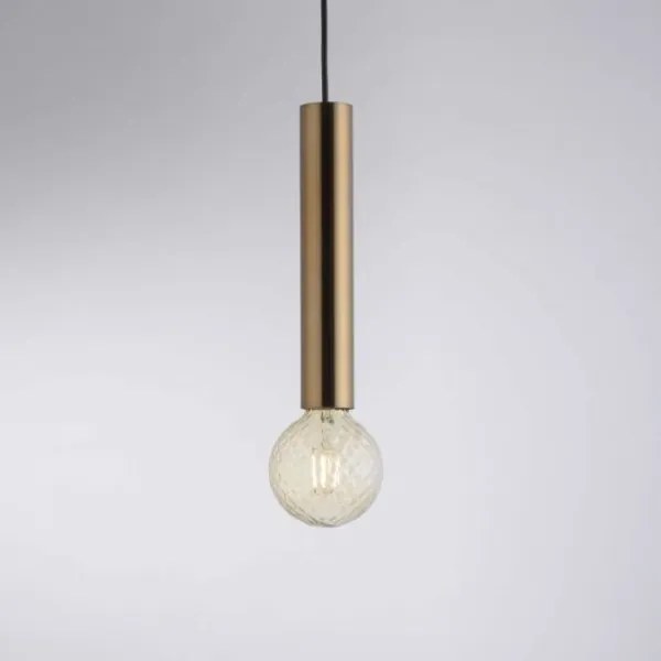 Leuchten Direkt 15618-60 - Luster na lanku BRUNA 3xE27/60W/230V mosadz