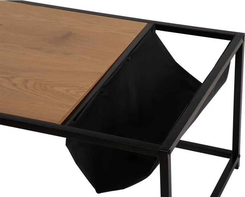 Čierny/v prírodnej farbe konferenčný stolík v dekore duba 60x99 cm Bayen – Bonami Essentials