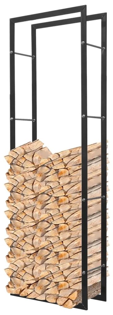 vidaXL Stojan na krbové drevo v tvare obdĺžnika 150 cm