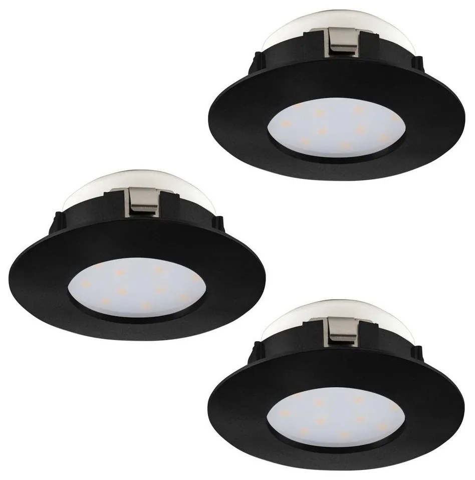 Eglo 900744-SADA 3x LED Kúpeľňové podhľadové svietidlo PINEDA LED/4,9W/230V IP44 EG900744