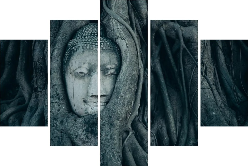 Obraz - Thajská tvár (150x105 cm)