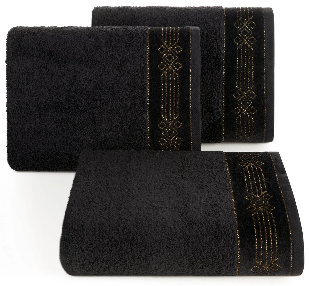 FROTÉ UTERÁK KAMELA 50X90 CM ČIERNA